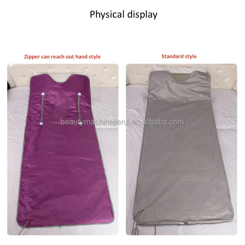 Far Infrared Sauna Slimming Blankets For 2 Zones Weight Loss And Detox Home Use Blanket