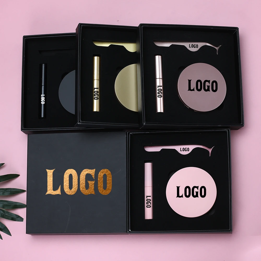 
Mink magnetic eye lashes magnetic false eyelash eyeliner & lashes vegan magnetic eyelashes private label 