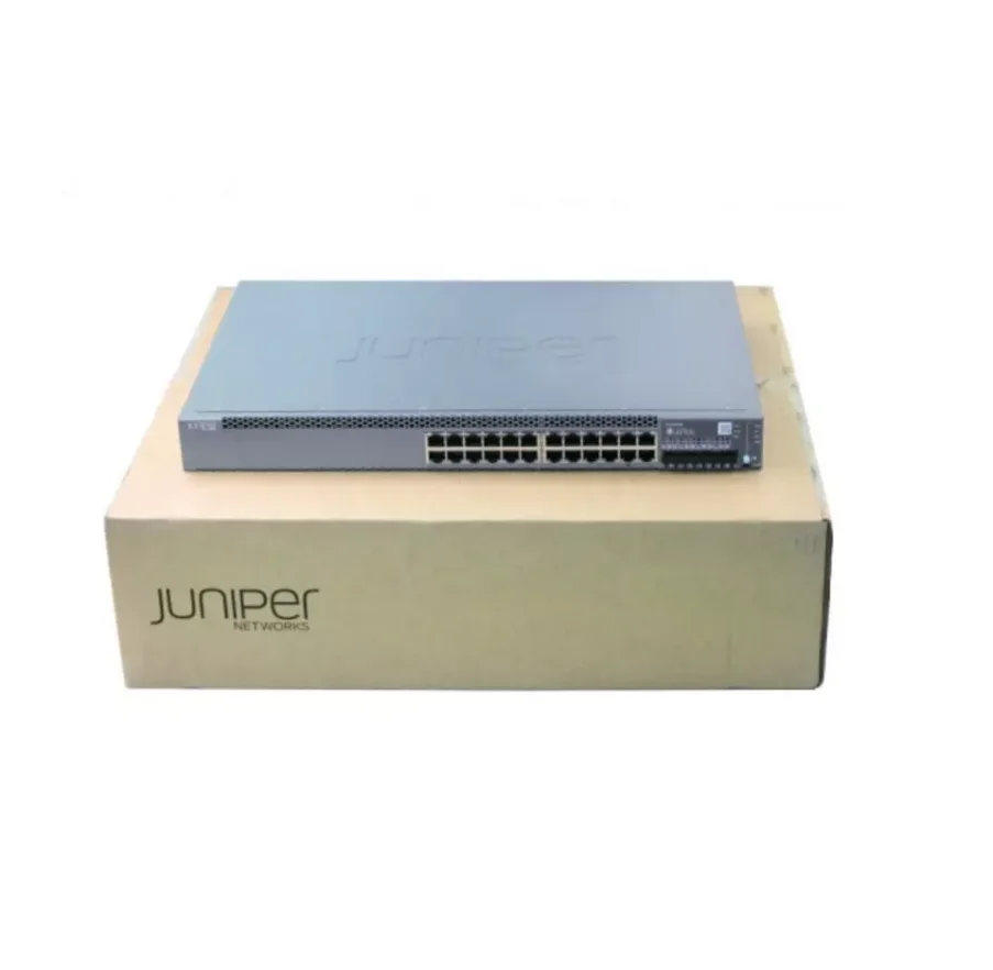 Переключатель EX3400-24P можжевельника EX3400 серии 24 портами PoE + Gigabit Ethernet сетевые коммутаторы Оригинальный