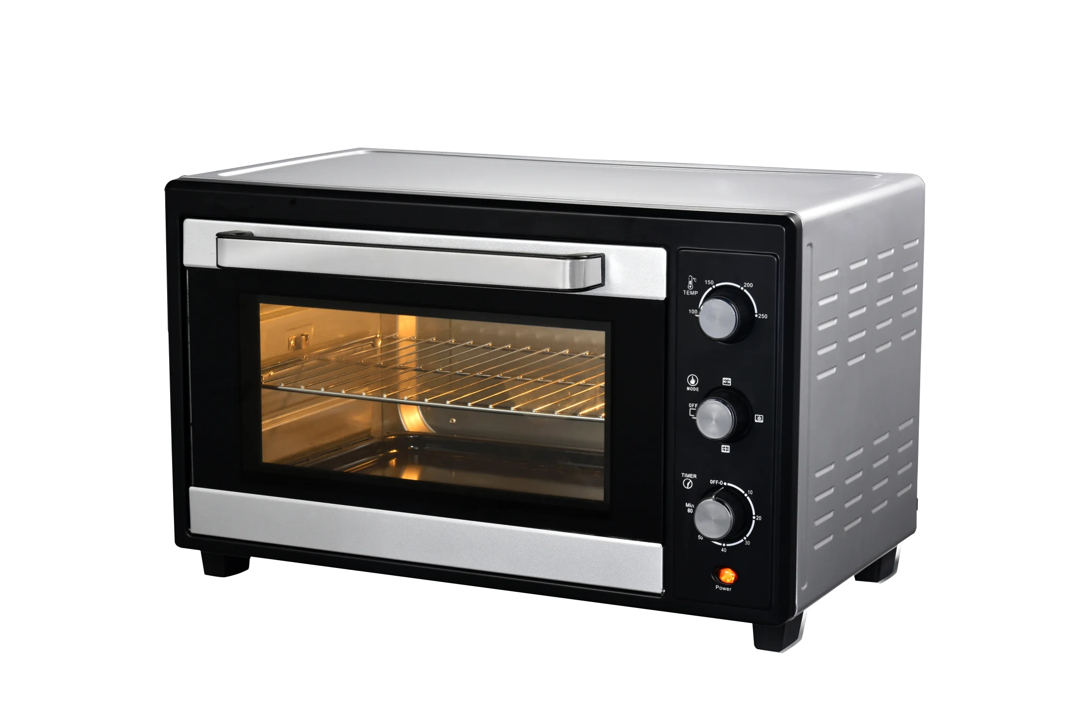 45L Kitchen Equipment Table Top Cake Oven  Portable Pizza Oven With Grill