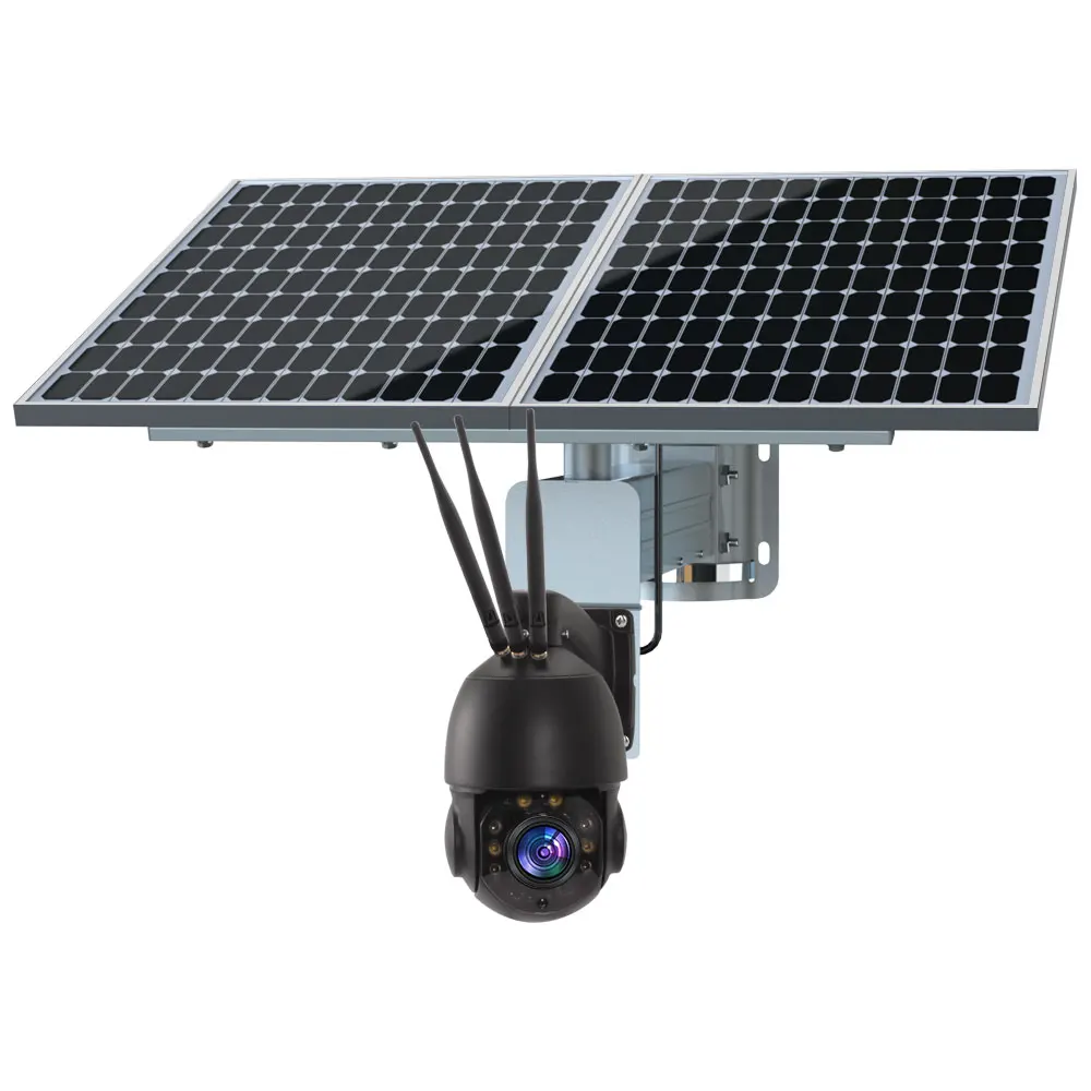 Tecdeft 8MP 36xmetal корпус Солнечная камера 360 беспроводной безопасности PTZ WIFI IP CCTV с 4G sim-картой уличная