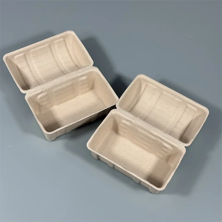 100%post-industrial raw material colorful cosmetic packaging box jewelry box biodegradable material pulp package box