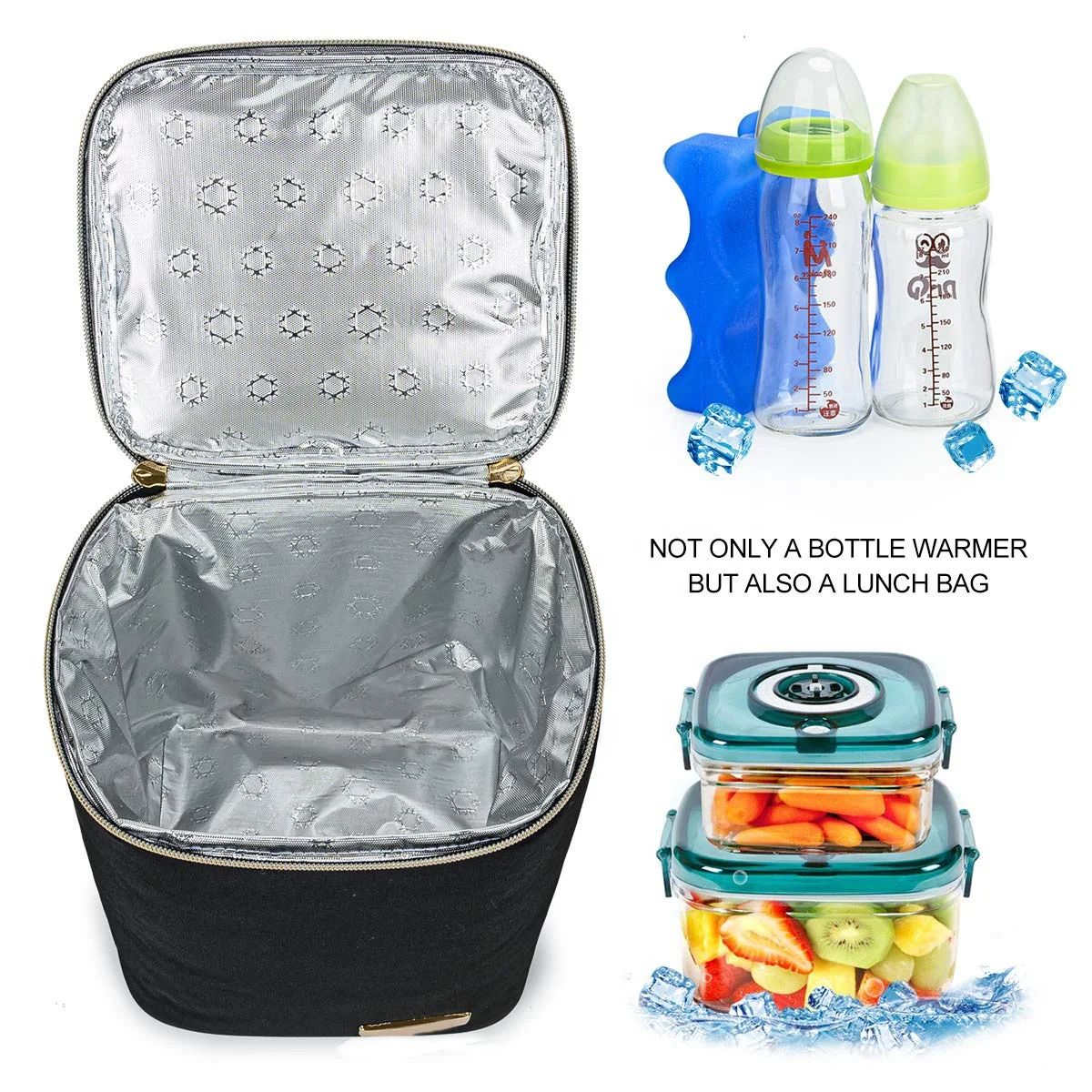 Factory Direct Sale Portable Nursing Breast Milk Cooler Bag Mother Storage Bottle Bag Baby Feeding Milk Thermal Insulation Bag