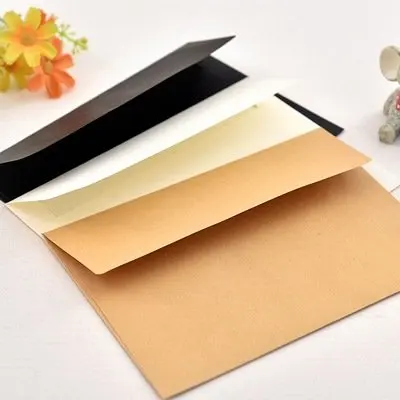 Индивидуальная печать 150gsm 200gsm коричневая крафт-бумага самоуплотняющийся оконный защитный почтовый конверт