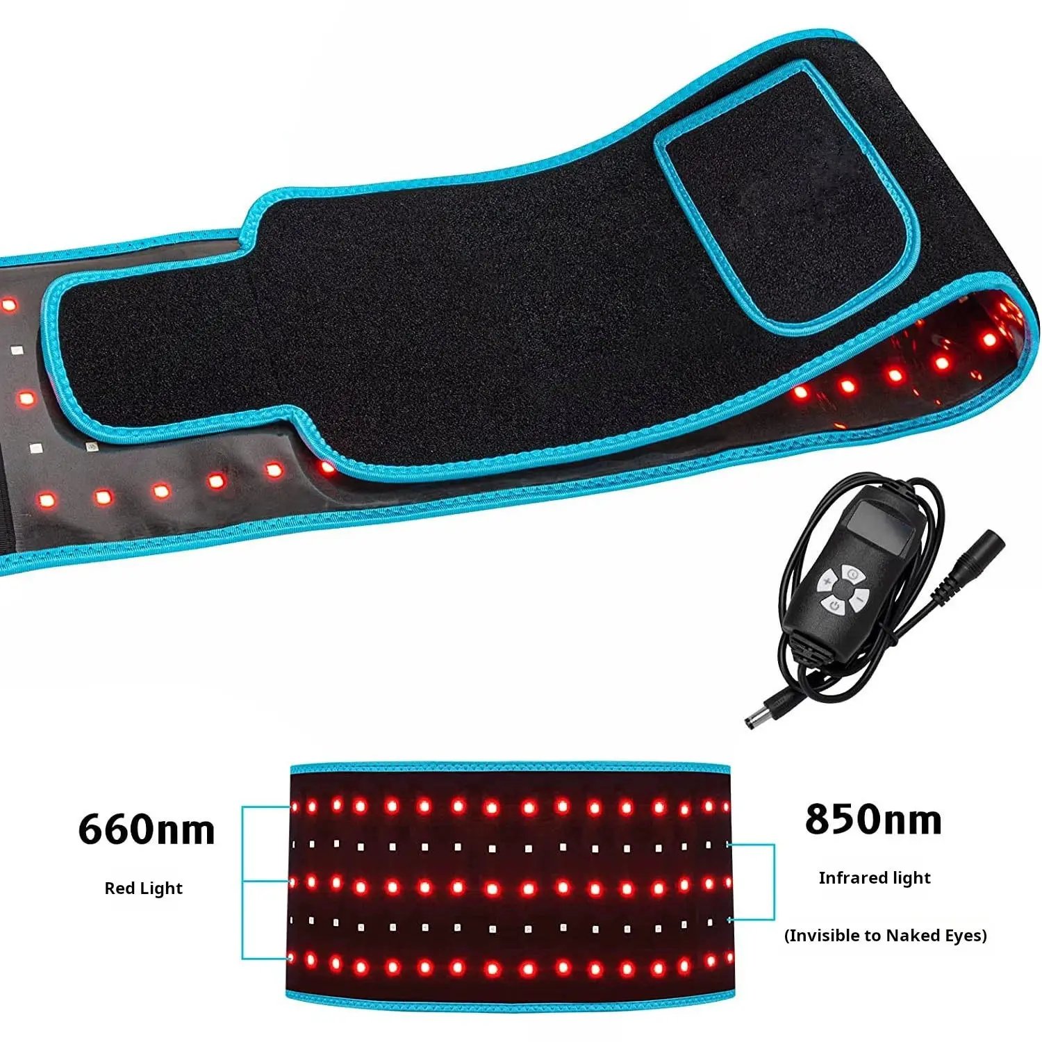 Терапевтическое устройство с красным светом гибкий носимый темно-красный 660 нм и ближний инфракрасный 850 терапевтический коврик