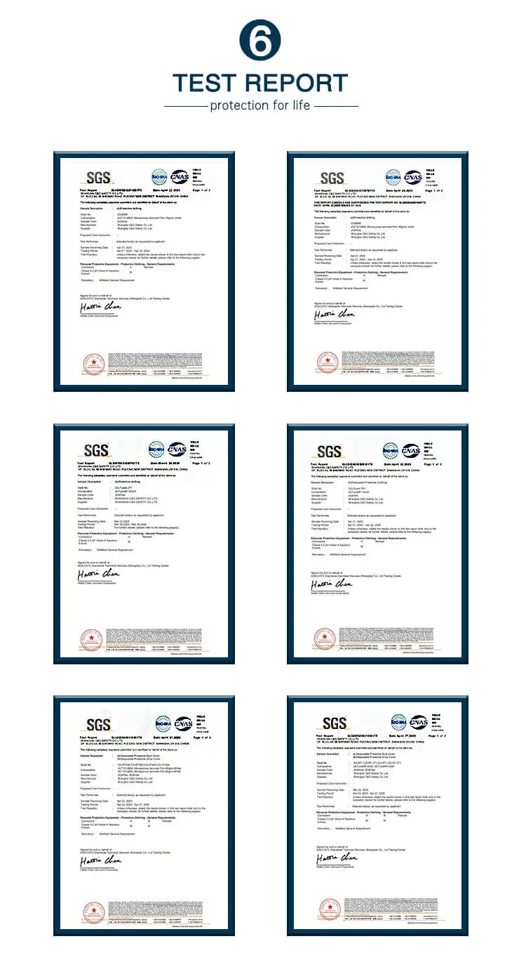 White Disposable Clothing Coverall Disposable Protection Virus Suit