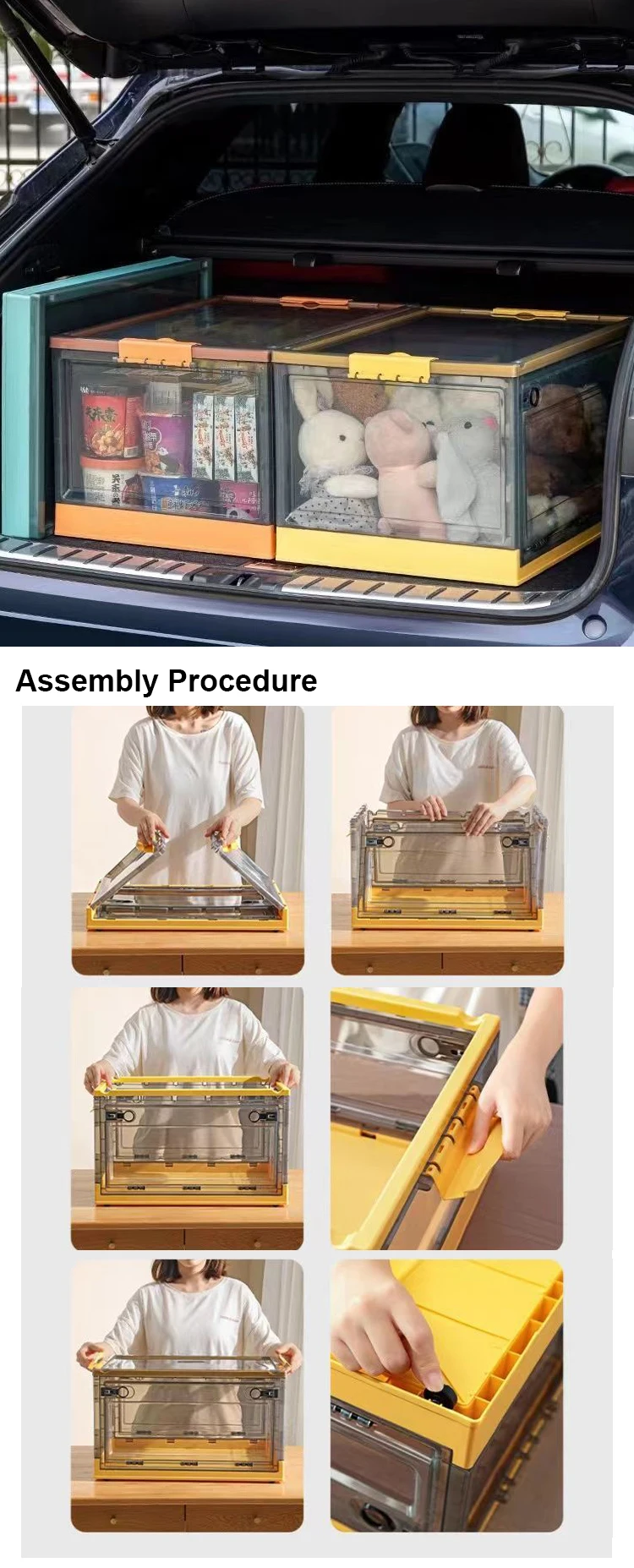 Folding Plastic Storage Box