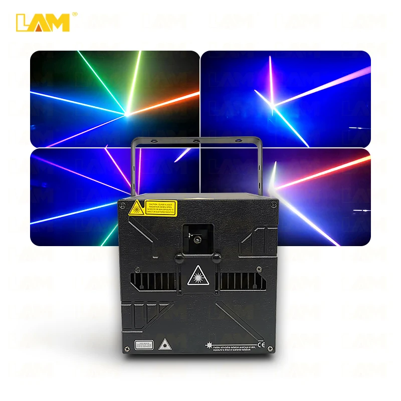 ILDA/DMX 512 управление 5 Вт полноцветное Лазерное освещение проектор RGB Лазерный свет для ночного клуба