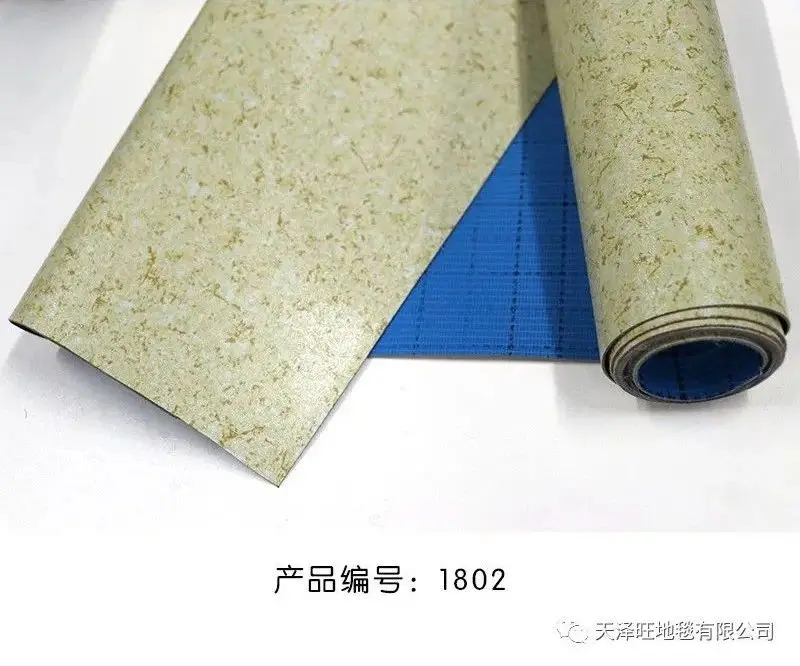 Plastic in roll Hotel Supermarket High Quality Fireproof Anti-slip Pvc Floor Sheet Vinyl Flooring Roll Linoleum