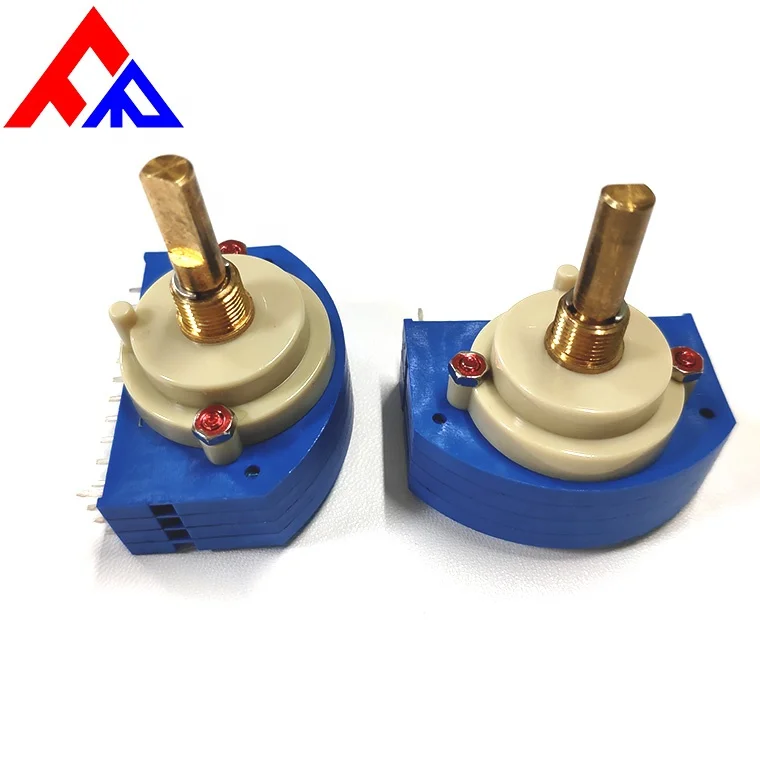 Professional manufacturer customized 44mm 2-pole 4 5 6 7 8 9 10 11 12-position rotary switch