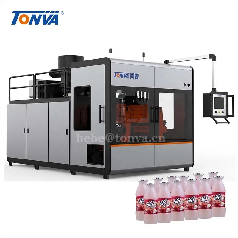 TONVA 6-cavity plastic litchi drink bottle making blowing extrusion blow molding machine manufacturer
