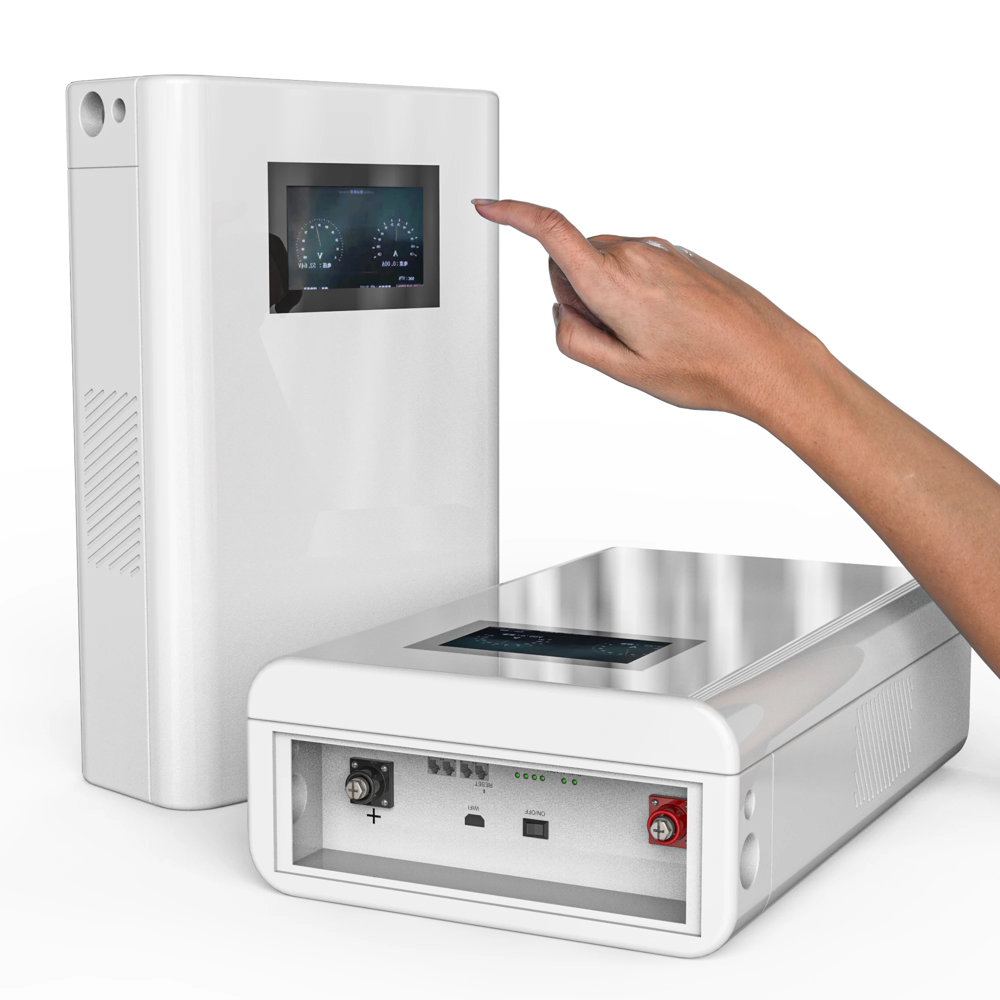 10 years warranty 5kw 10kw HD touch screen Wall-mounted Lithium Battery 48V Solar Energy 200Ah Power Wall Lifepo4 Pack