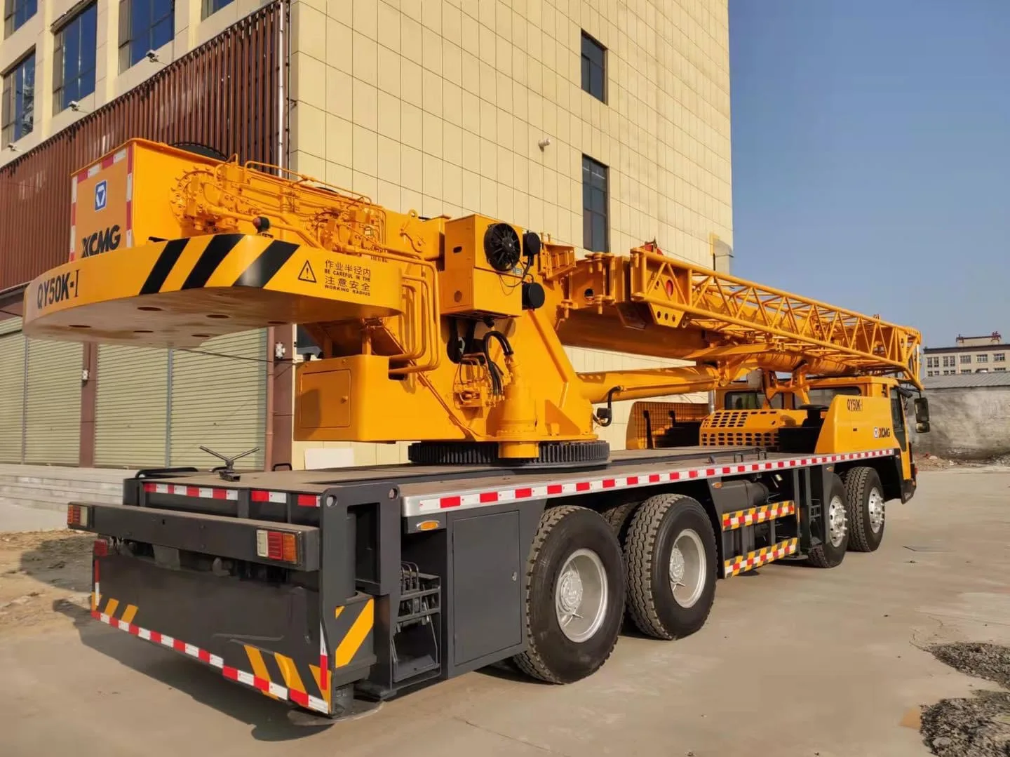 good running condition used QY50KC used rough terrain crane/China original 50 ton QY50K rough terrain crane