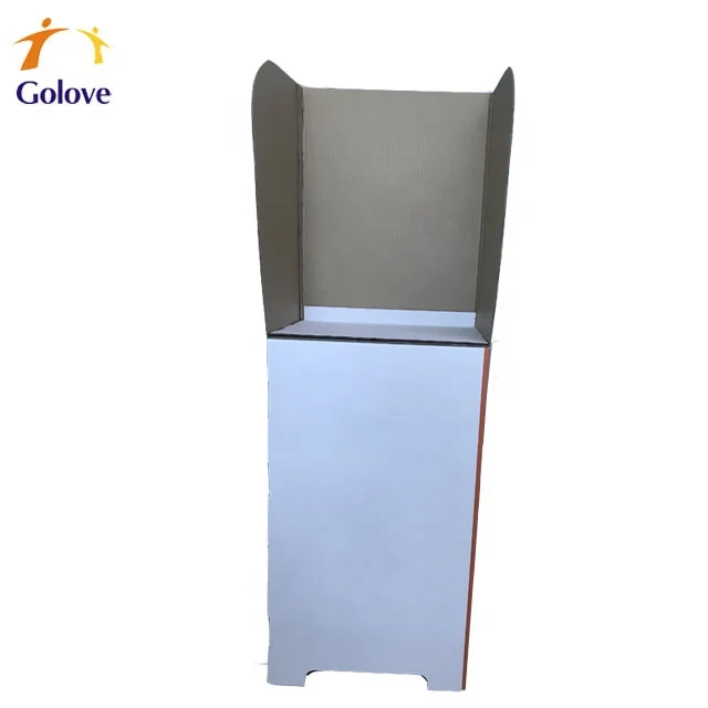 Mozambique cardboard election station polling booth for one person