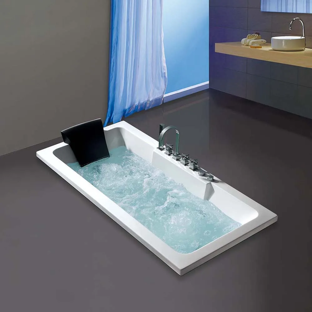cheap drop in acrylic bathtub 1.5m built in bath tub
