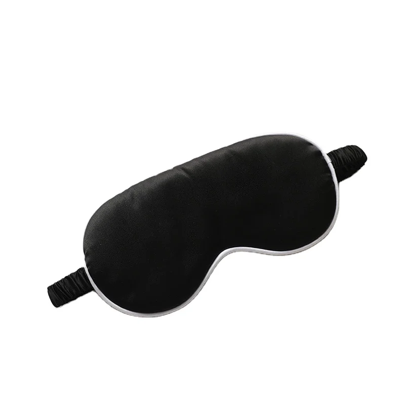 Pressure Free Super-Smooth & Soft Blindfold Eye Mask with Adjustable Strap,3D Mask for  Sleeping  Natural Silk Sleep Mask