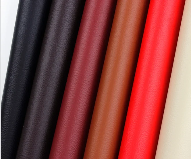 High Quality Brilliant 1.0MM Vintage Embossed PVC Fabric Textiles Artificial Full Grain Furniture Sofa Leather Rexine Rolls