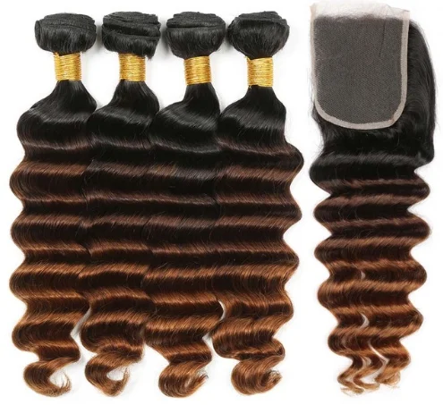 Chinese bone straight human hair virgin bundles colored straight brown golden blonde burg genius weft hair extensions human hair