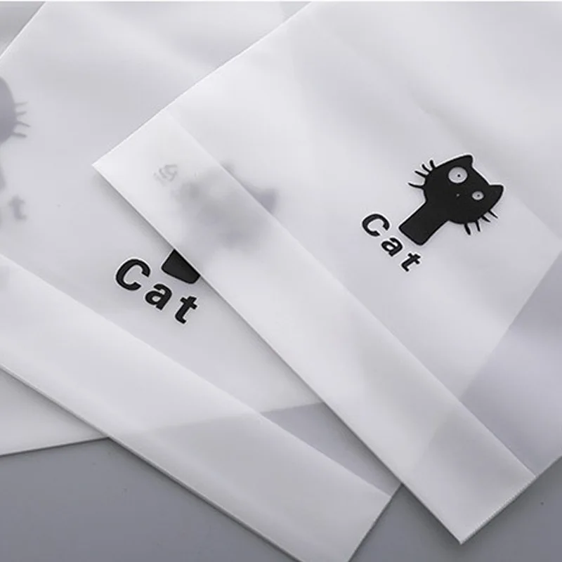 20*30cm Customized Printed PE/CPE Translucent Frosted Plastic Packaging Bags Biodegradable Plastic Bags Ready For Sale