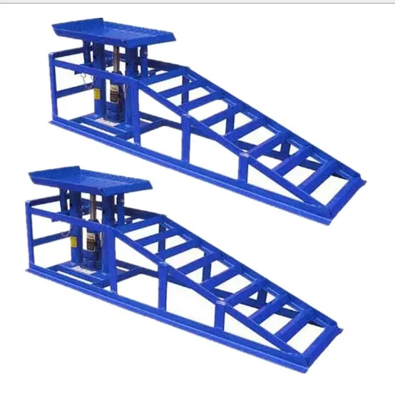 Vehicle maintenance barrier free wear-resistant ramp anti-skid lifting slope