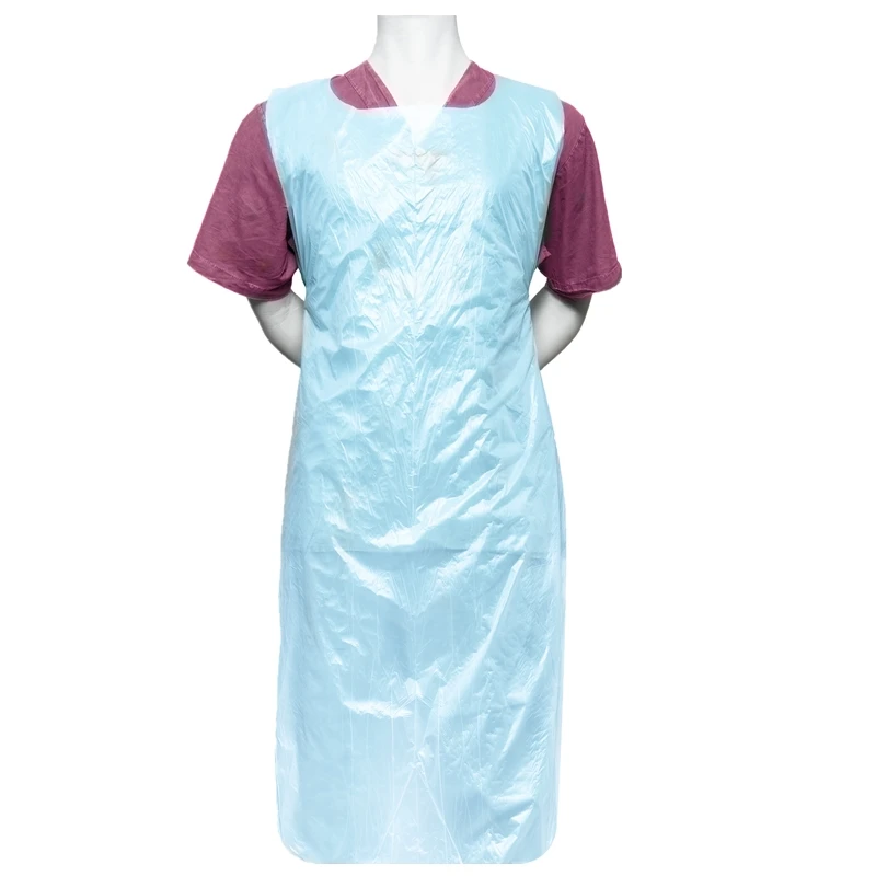 Hot Sale in UK PE Aprons Poly Aprons Flat Packed or on a Roll for Easy dispensing Doctor Nurse Wearing Self-protection