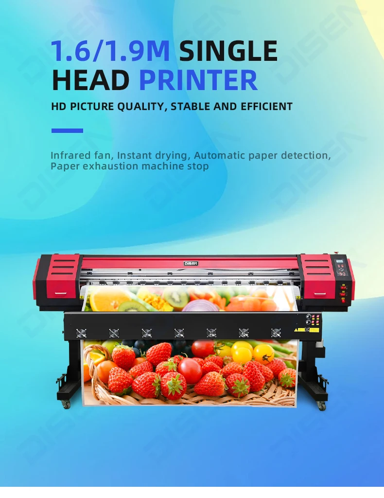 70cm/1.3m/1.6m/1.8m/1.9m 2.2/2.5/3.2m large format sublimation printing machine xp600 i3200 eco solvent textile inkjet printers