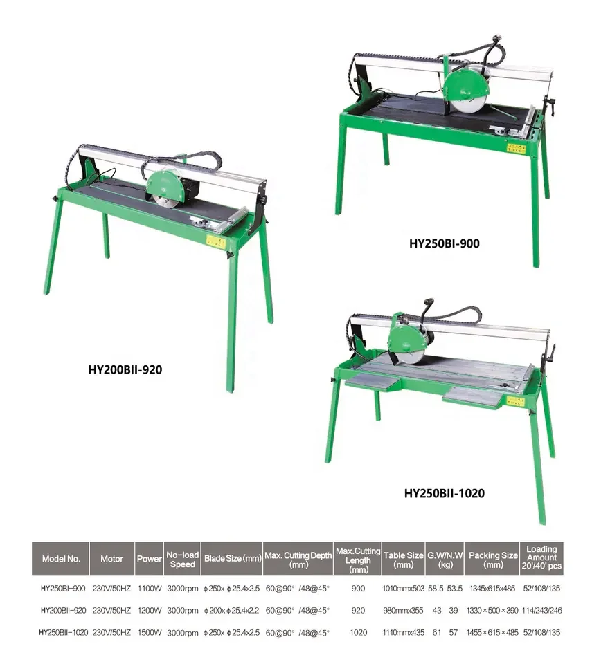 cheap HY250BI-900 Portable manual stone splitter machine tile cutter for cutting tile and stone