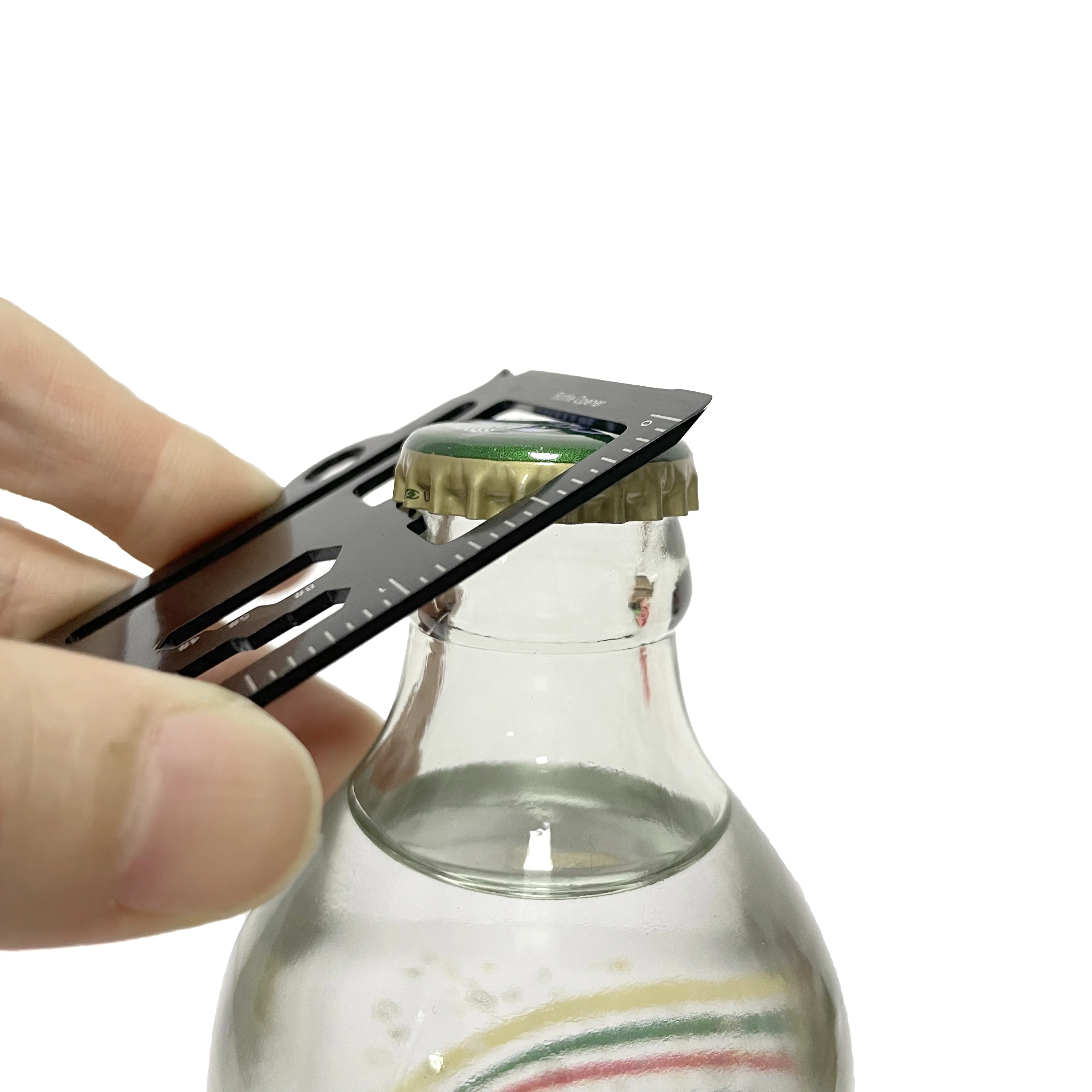 Custom Logo Durable Steel Mini MultiTool Van Truck Vehicle Keychain Opener