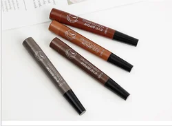 Liquid Eyebrow Pencil Waterproof Microblading Fork Tip Fine Sketch Long Lasting Eyebrow Pencil