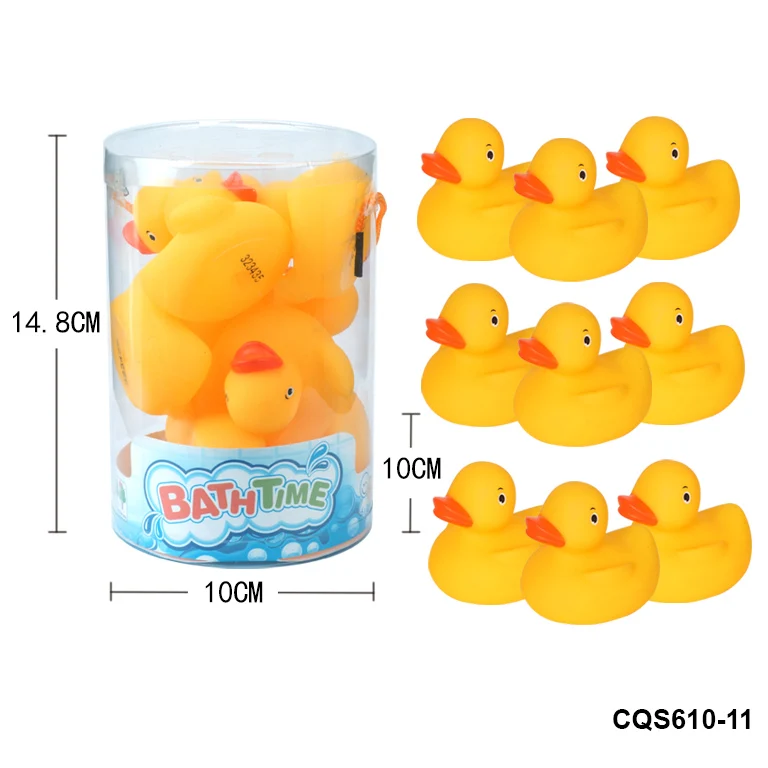 Custom Plastic PVC Rubber Duck Bath Bathroom Duck Cute Baby Bath Toys Ducks Sets Bath Toy For Kids