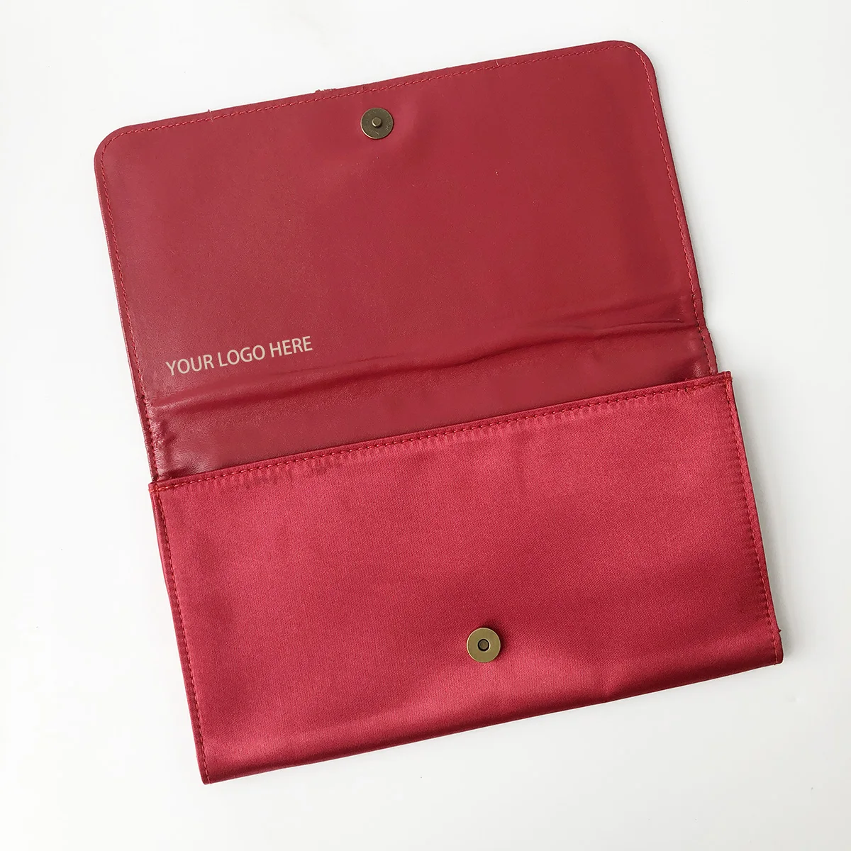 Custom Logo Print Chinese Satin Red Envelopes Chinese Traditional New Year Red pouch Hong Bao Gift Ang-pau Ang Pow Lai see Bag