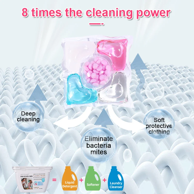 2024 new arrival private brand 100 8g washing capsules laundry detergent pods 5in1 liquid cleaning product amazon top seller