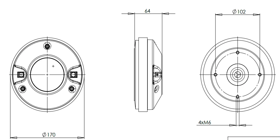 HF Титан 3 дюймов по индивидуальному заказу звуковая катушка наушников 2 дюймов выход сжатия твитер динамик драйвер блок