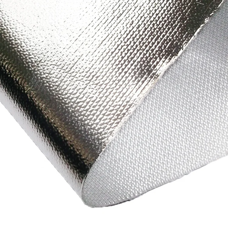 heat insulation facing aluminum foil back fiberglass cloth