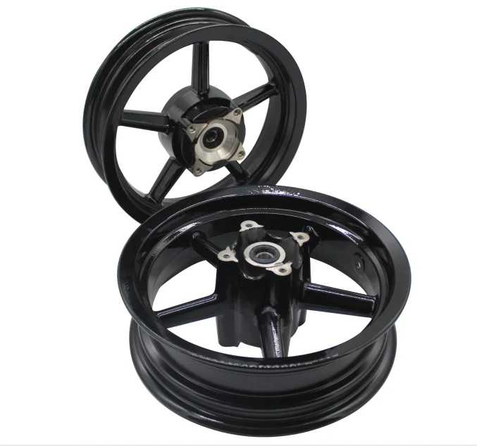 Dirt Bike Motorcycle 12inch Aluminium Hub Aliminium Plate Wheel For Front And Rear