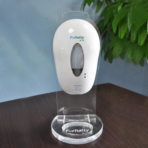 Eco-Friendly Wall Mounted Hospital Refillable Hand Sanitizer Touchless Counter Mount Soap Dispenser