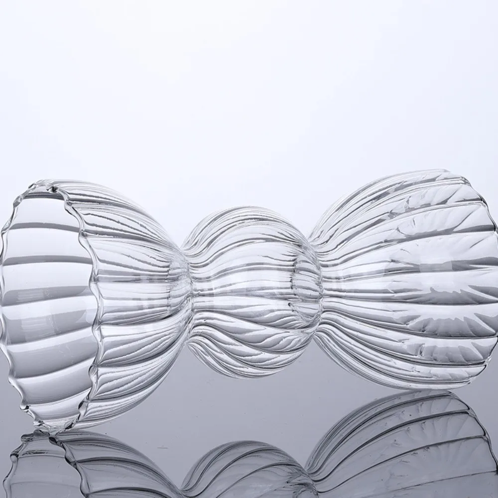 modern orange black large transparent  floor rose gold luxury glass flower crystal vase for centerpieces