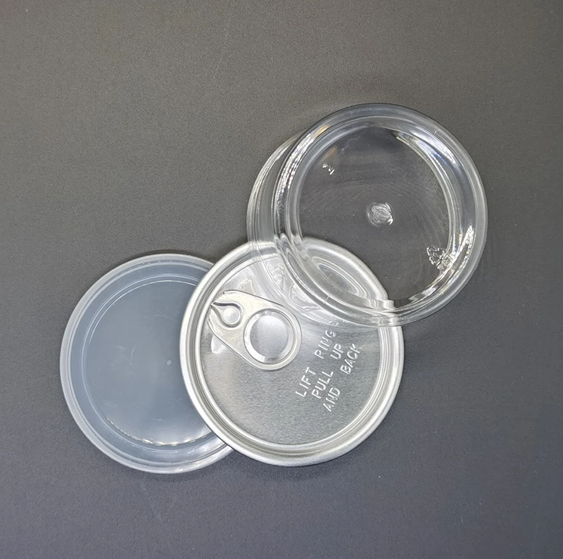 Self Seal OEM Label Clear 3.5 G  Flower Packaging  Plastic Can Plastic Tin Cans