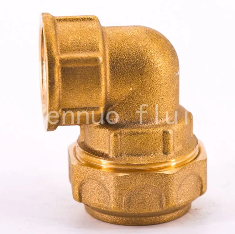 OEM&ODM  Customized Pipe brass forged PE Compression Fitting PPR Compression fitting