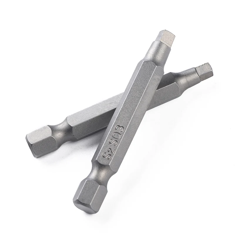 3PC square screwdriver 50mmS2 material  electric screwdriver screwdriver head