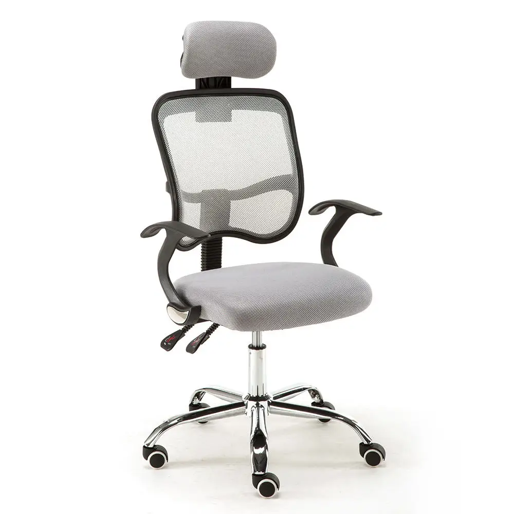 Wholesale Luxury Comfortable Ergonomic Office Chair Modern High Back Swivel Executive Manager Design Adjustable PU Metal Iron