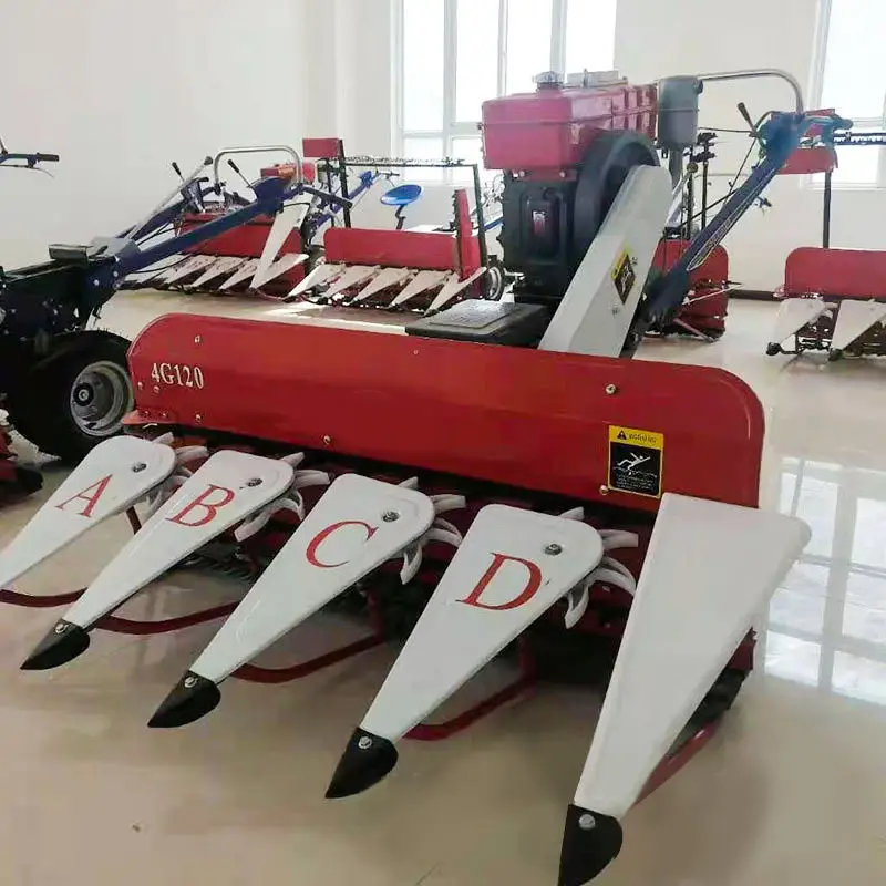 Farm Machinery Rice And Wheat Cutting Drying Binding Machine/ Combine Sesame Crop Harvester Hay Baler Reaper