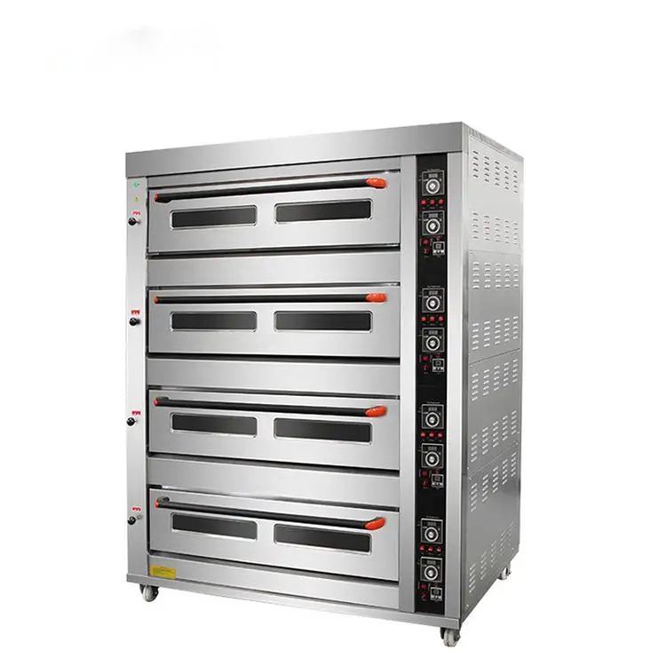 Or Standard Factory Price Guangzhou Rotary Oven Rotating Chicken Bbq Wooden For Restaurant Automatic Machine Deck Baking