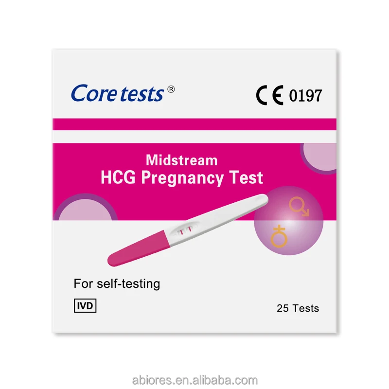 Coretests Pregnancy test urine test strip for Home use and self testing