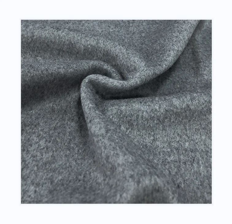 50%Wool 50%OTH 750g/m Single side Wool nap down Suitable for jackets, windbreakers, autumn winter clothing fabrics