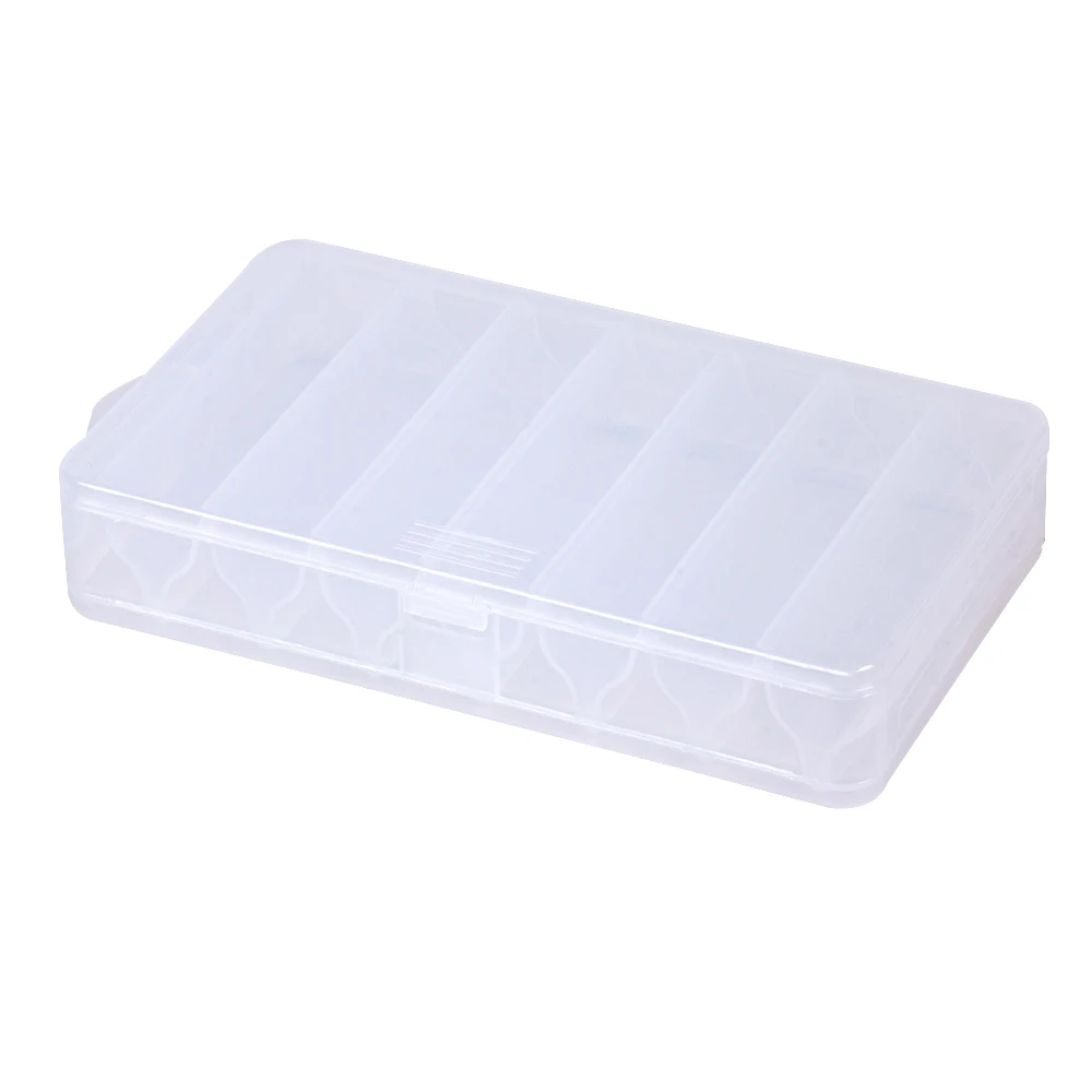 Fishing gear box double-sided multi functional box 19.5*11*3.6cm Gray White Fishing Tackle Box Lures for Outdoor Sports Storage