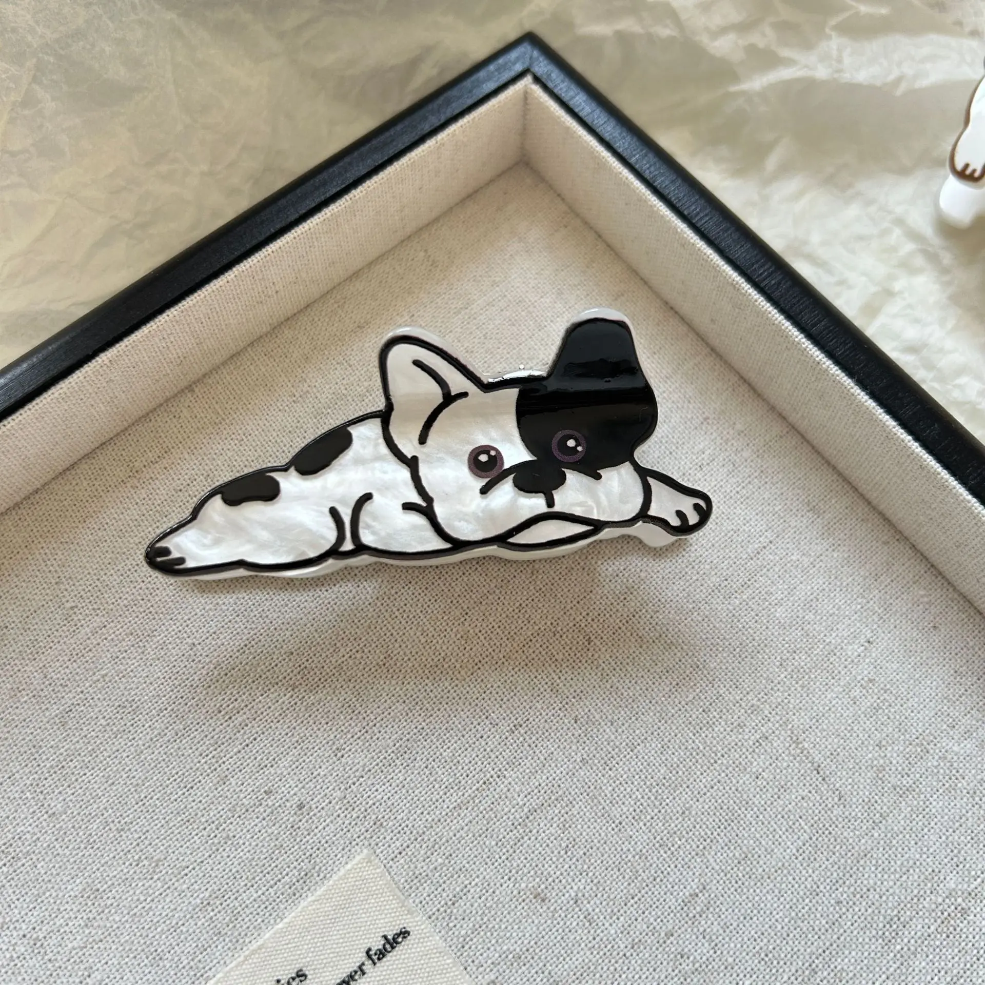 YANYE Cartoon Puppy Cute Corgi French Bulldog Small Dog Acetate Acrylic Shark Grabber Girl Hair Accessories Claw Clips Hairpins