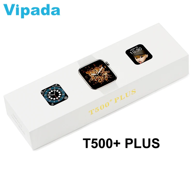 Смарт-часы T500 + Plus серии 6, часы BT, телефонные звонки и ответ, T500 + Plus, 1,75 дюйма, сенсорные Смарт-часы для фитнеса