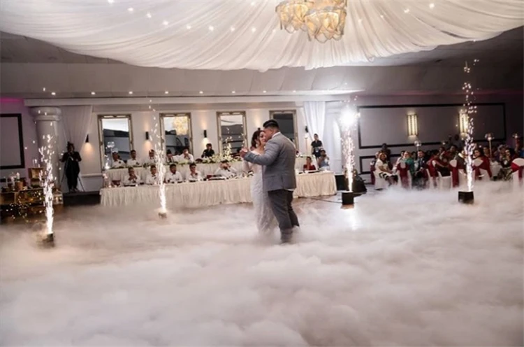 Topflashstar t3000W Double Head  Water Base Low Fog Machine Work With Liquid  Low Fog Machine Water