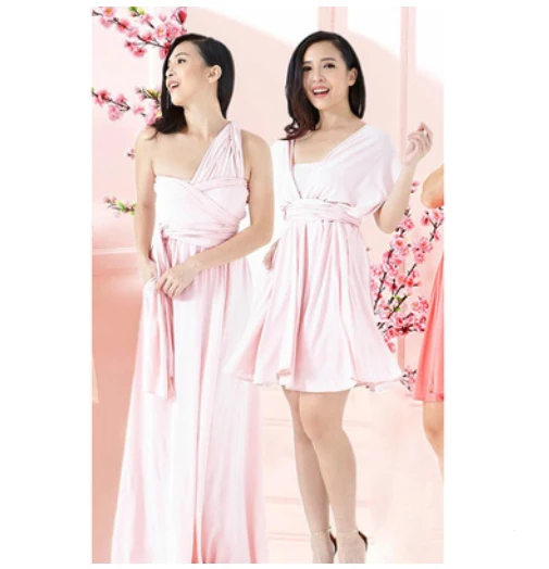 Новинка 2021, лидер продаж на Amazon, Ebay, длинные и короткие платья подружки невесты, одежда, бандажные платья